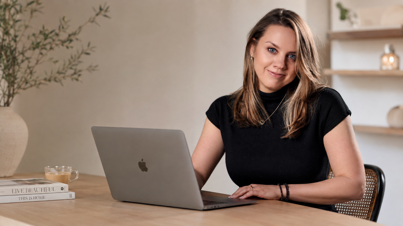 Sylwia Angerman podczas sesji online